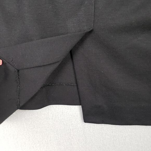 Lane Bryant Size 18 Classic Pencil Skirt Solid Black Closet Staple Office Basic - Picture 5 of 7